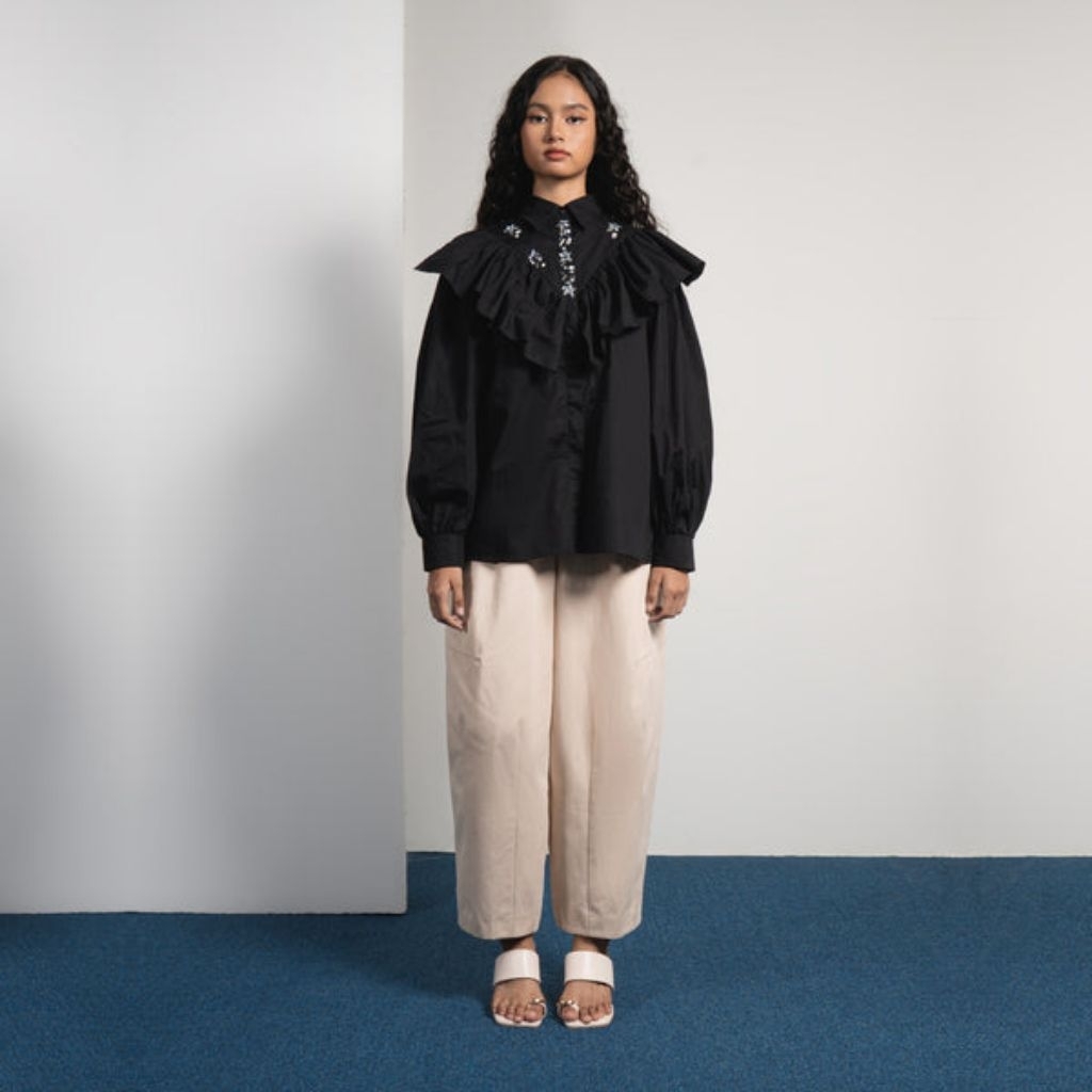 Kemeja Wanita Lengan Panjang || Bria Top Jenna&Kaia Lampung