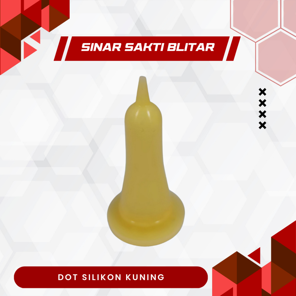 DOT SILIKON KUNING - KAMBING SILIKON - DOT ANAK KAMBING - DOT CEMPE 1pcs