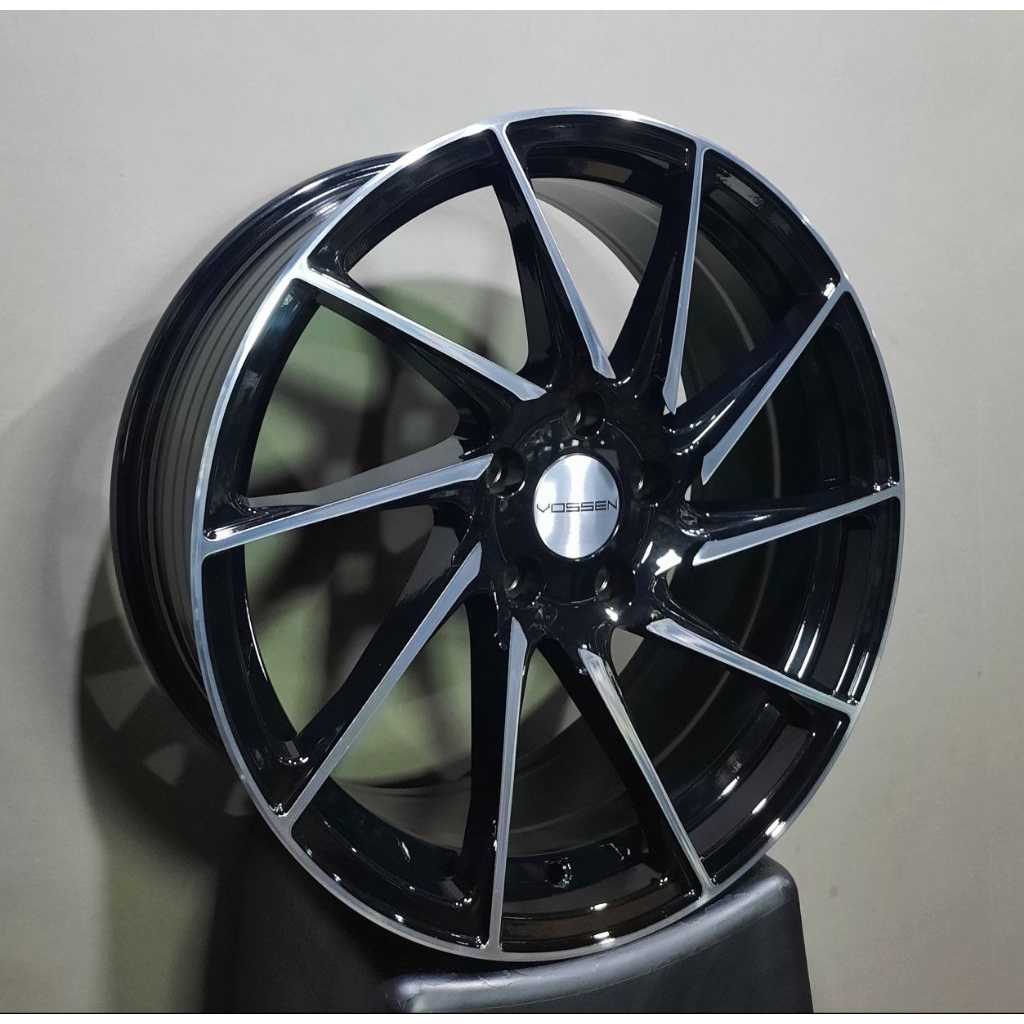 VELG VOSSEN RING 18X8 PCD 5X114 BLACK POLISH
