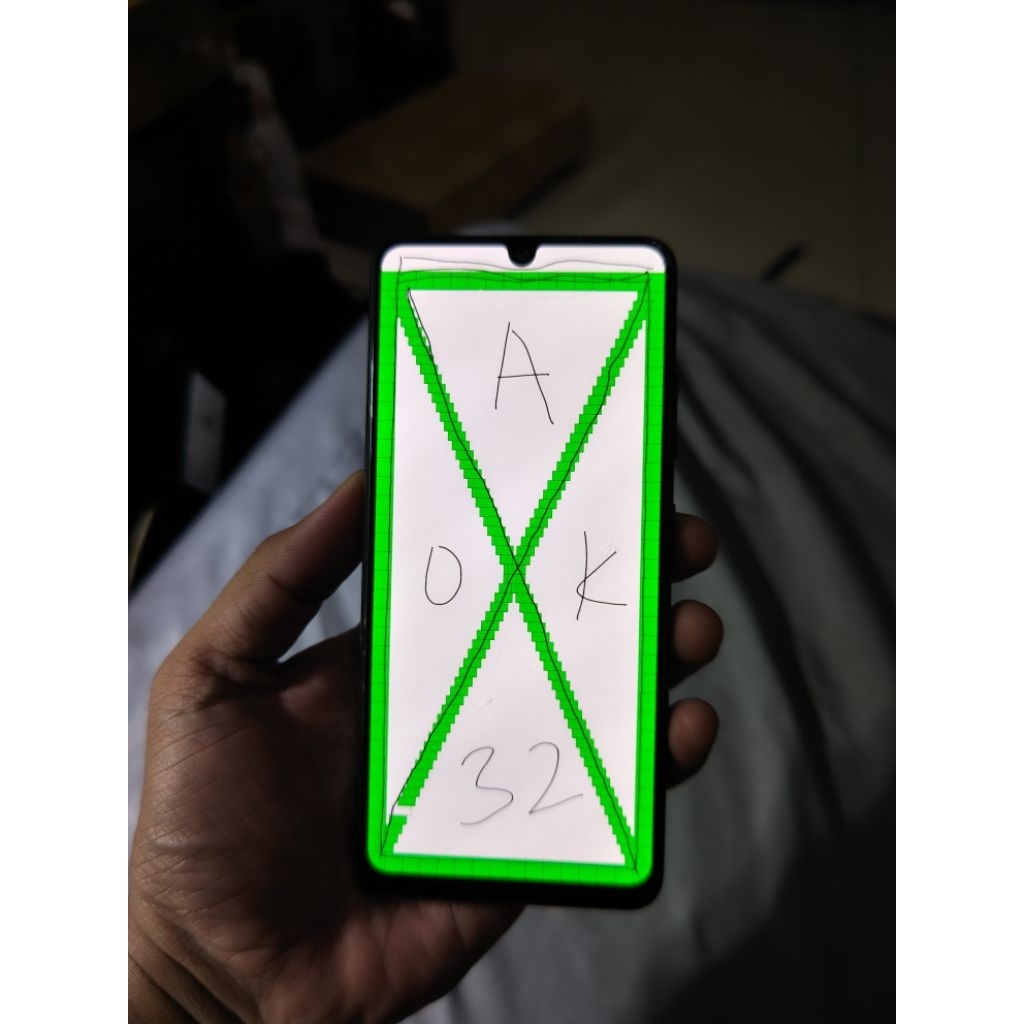 LCD dan Frame Samsung A32 4G Retak
