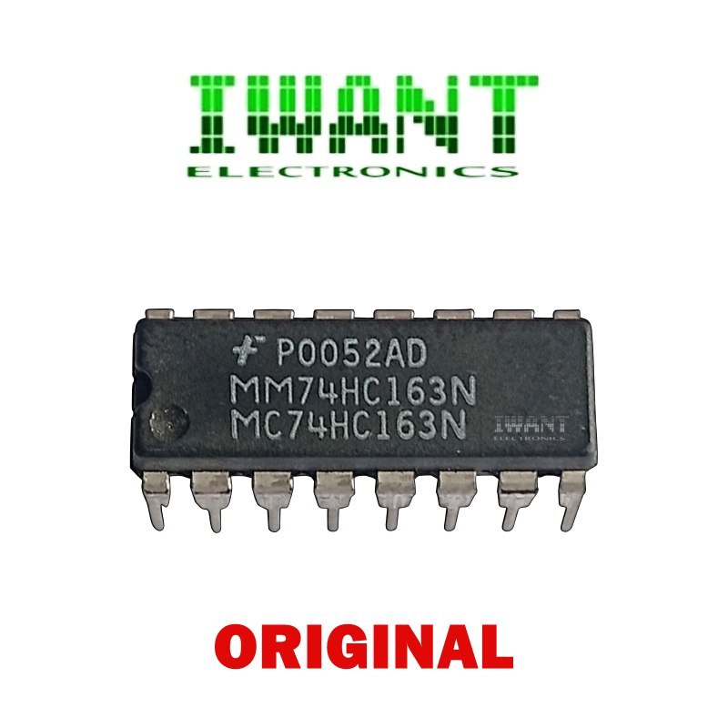 74HC163 SN74HC163N ORIGINAL SN74HC163 DIP DM74HC163 74HC163N HC163D 74163 DIP