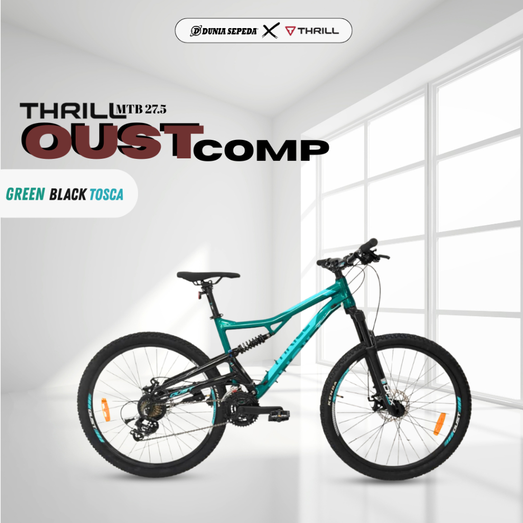 SEPEDA MTB 27.5 THRILL OUST COMP  - SEPEDA GUNUNG  27,5 THRILL OUST COMP FULLSUSPENSION
