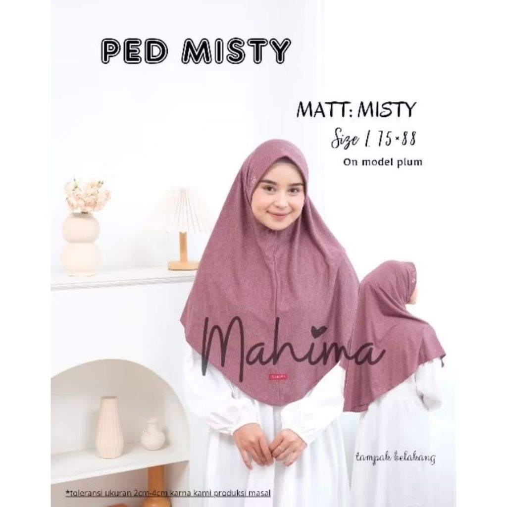 "Size L" Misty Mahima // Jilbab Mahima Misty // Daily Hijab Mahima // Hijab Antem Mahima