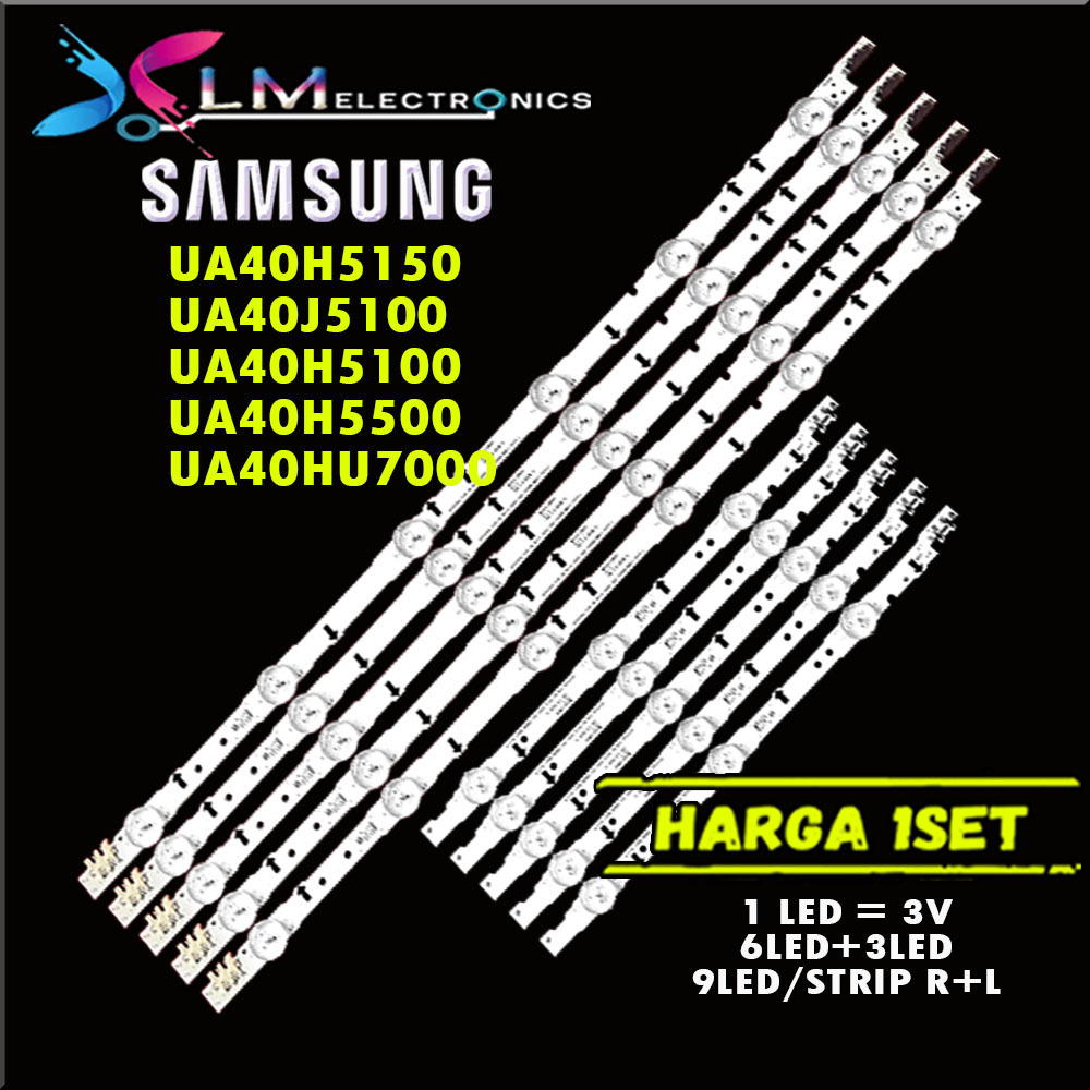 BACKLIGTH SAMSUNG UA40H5500 UA40HU7000 40H5150 40J5100 40H5100 40H5500 40HU7000