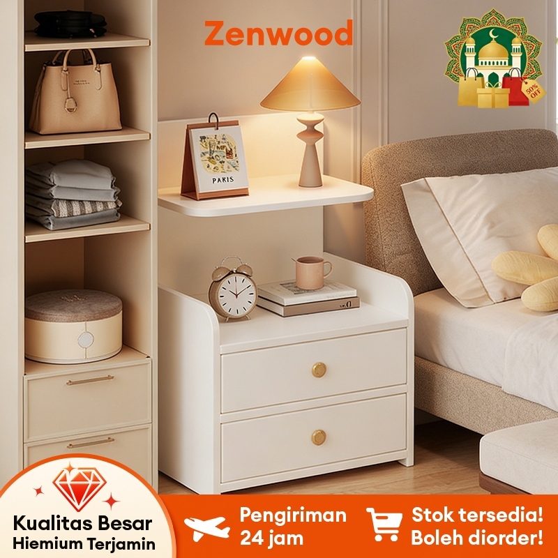 Meja Nakas Lemari Nakas Kayu Meja Nakas Serbaguna Lemari Penyimpanan Nakas Minimalis Meja Samping