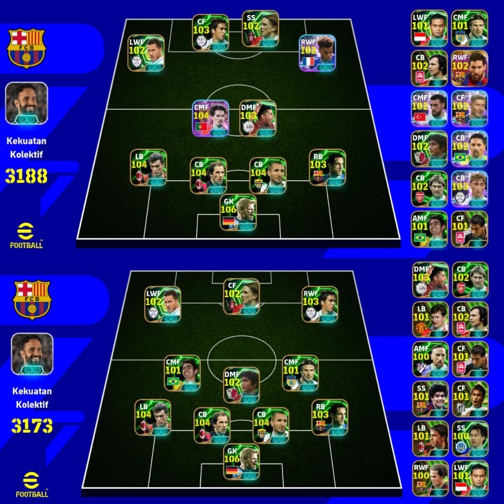 AKUN E FOOTBALL 2026 LEGEND OLD FT BEK TRIO ITALI