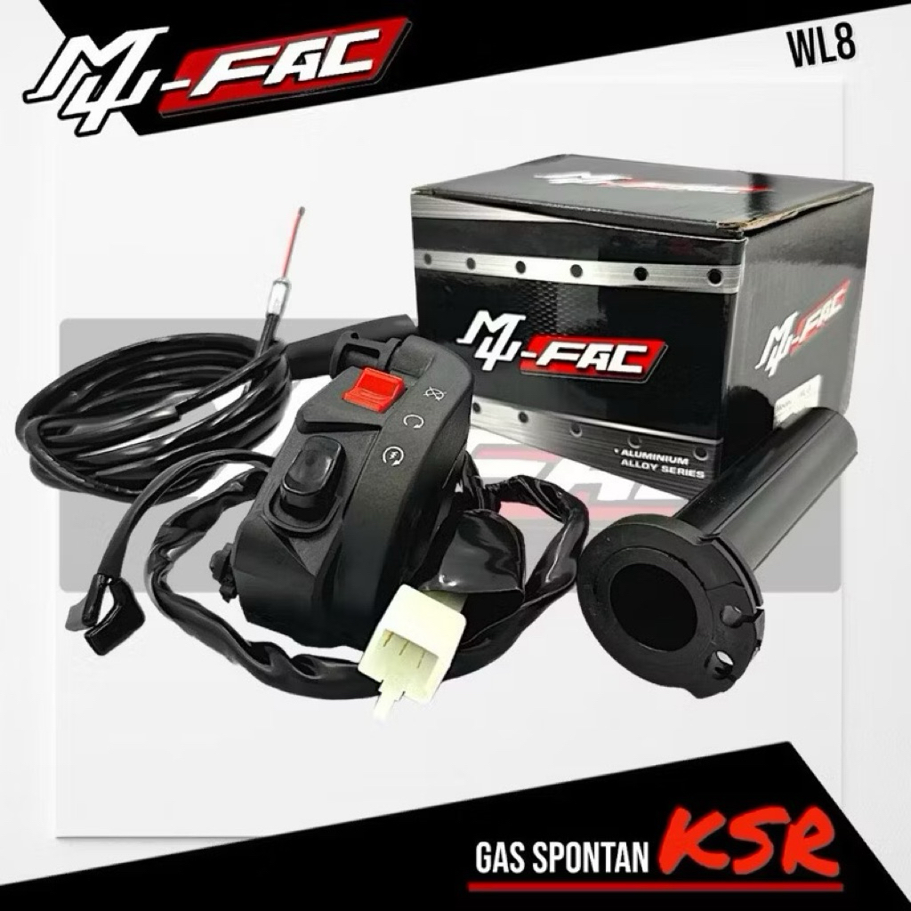 Gas Spontan KSR Universal Untuk Semua Motor Gas Kontan KSR  Kanan Motor Gas KSR Plus Kabel Gas