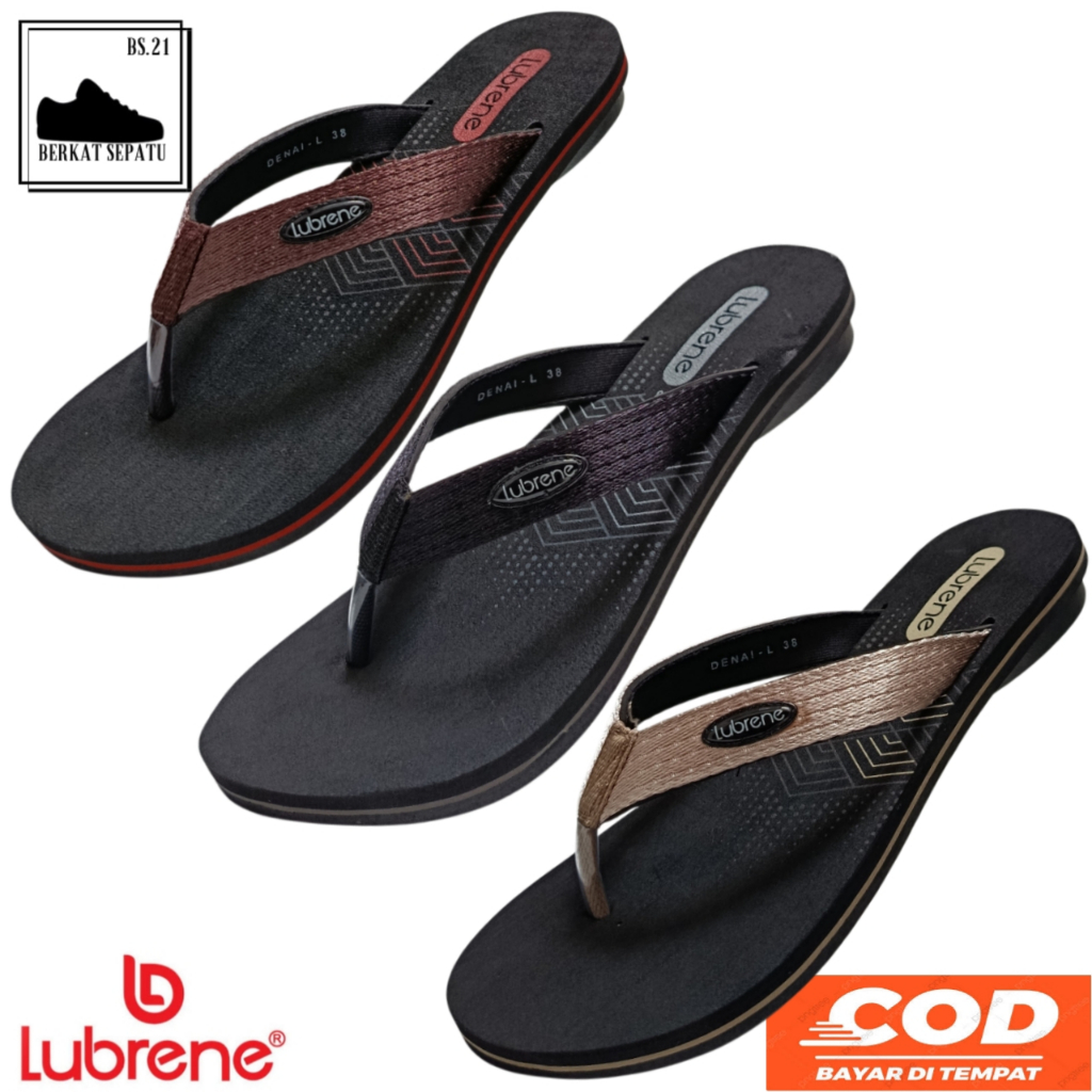 [COD] Sandal Jepit Wanita Lubrene Denai-L Terbaru Sandal Santay Lebaran | Sandal Jepit Cewek | Sanda