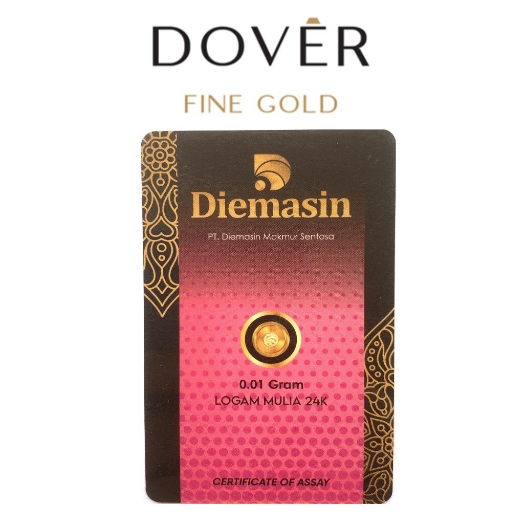 Logam Mulia Emas Mini Baby Gold Babygram Diemasin 0.01 0,01 gram