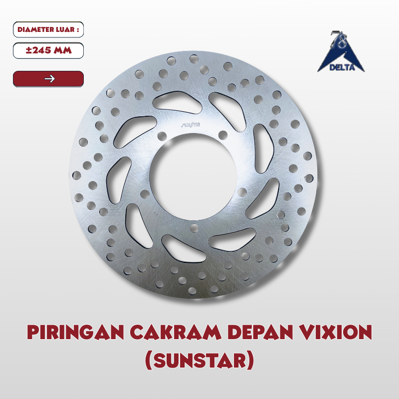 PIRINGAN CAKRAM DEPAN VIXION OLD PIRINGAN CAKRAM DEPAN VIXION NEW