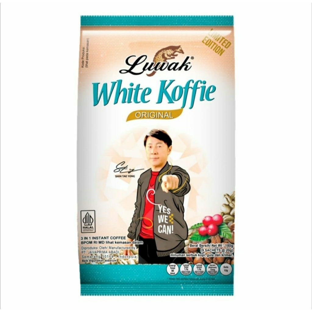 • KOPI • Luwak White coffee - 1pack isi 9pcs