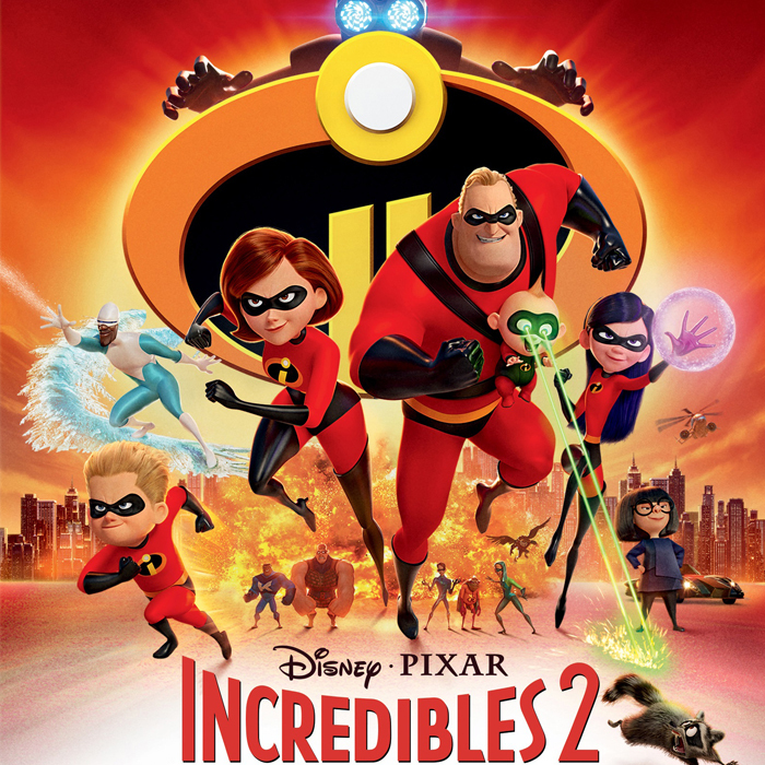 kaset DVD film anak animasi disney pixar Incredibles 2 (2018)