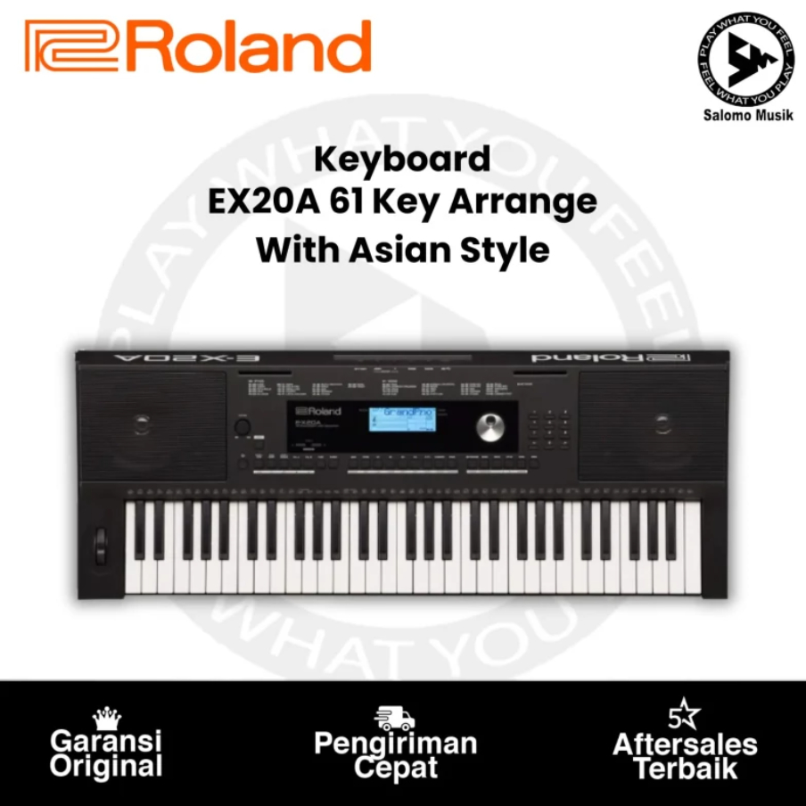 Keyboard Roland EX20A 61 Key Arrange With Asian Style