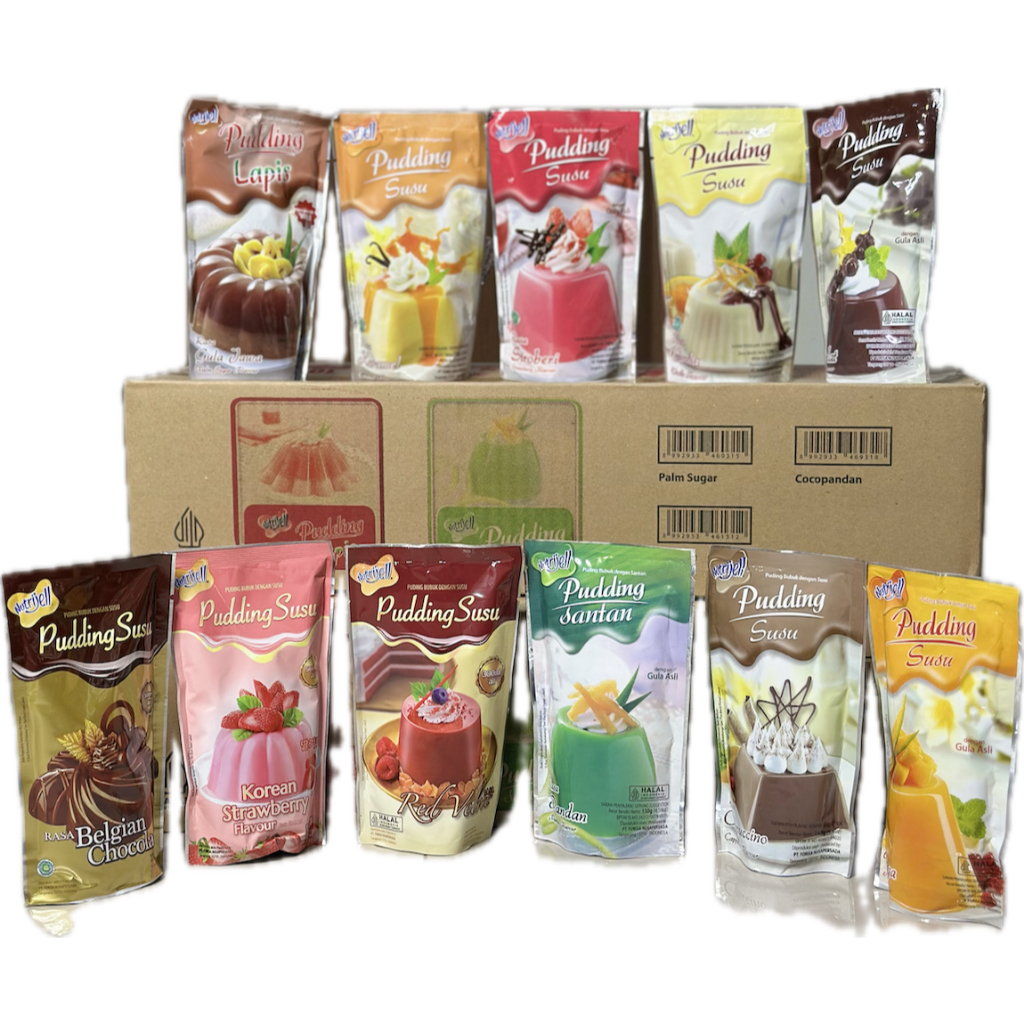 Diskon NUTRIJELL PUDING SUSU KARTON ISI 36 SANTAN 145 GRAM ANEKA RASA PUDDING ALL VARIANT BUAH NUTRI