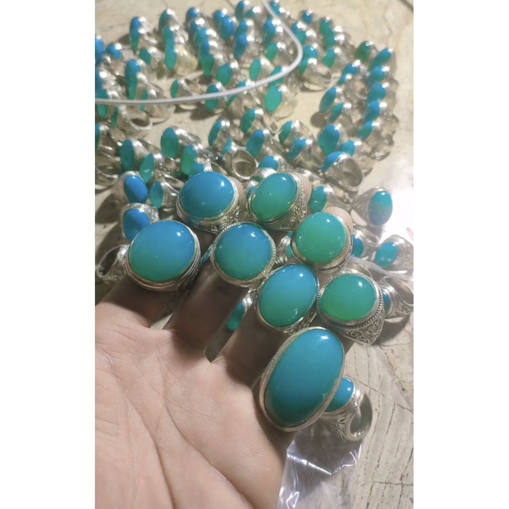 akik blue