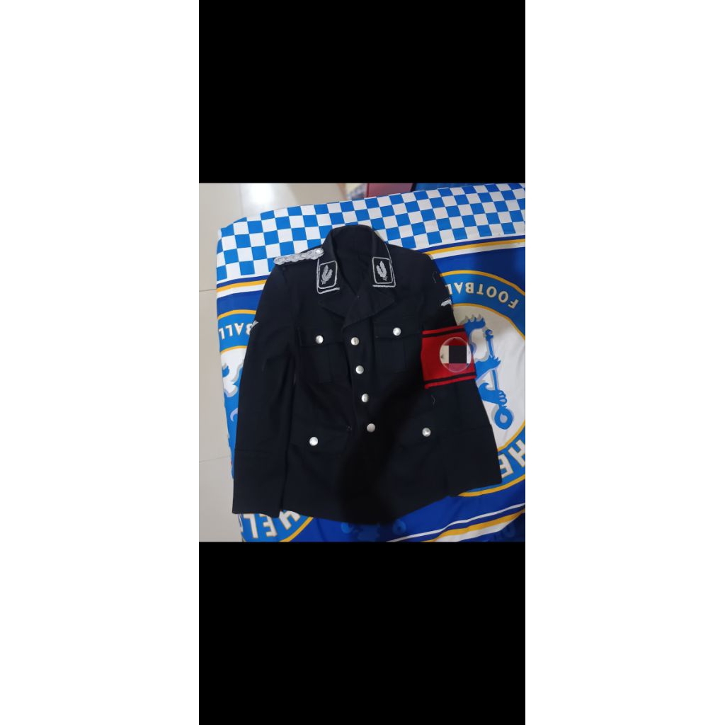 Seragam Allgemeine SS Jerman ww2 kondisi second