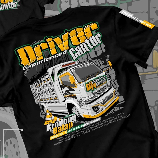 Cod Kaos Truk Wahyu Abadi 02 Lengan Pendek Oblong Atasan Dewasa Unisex