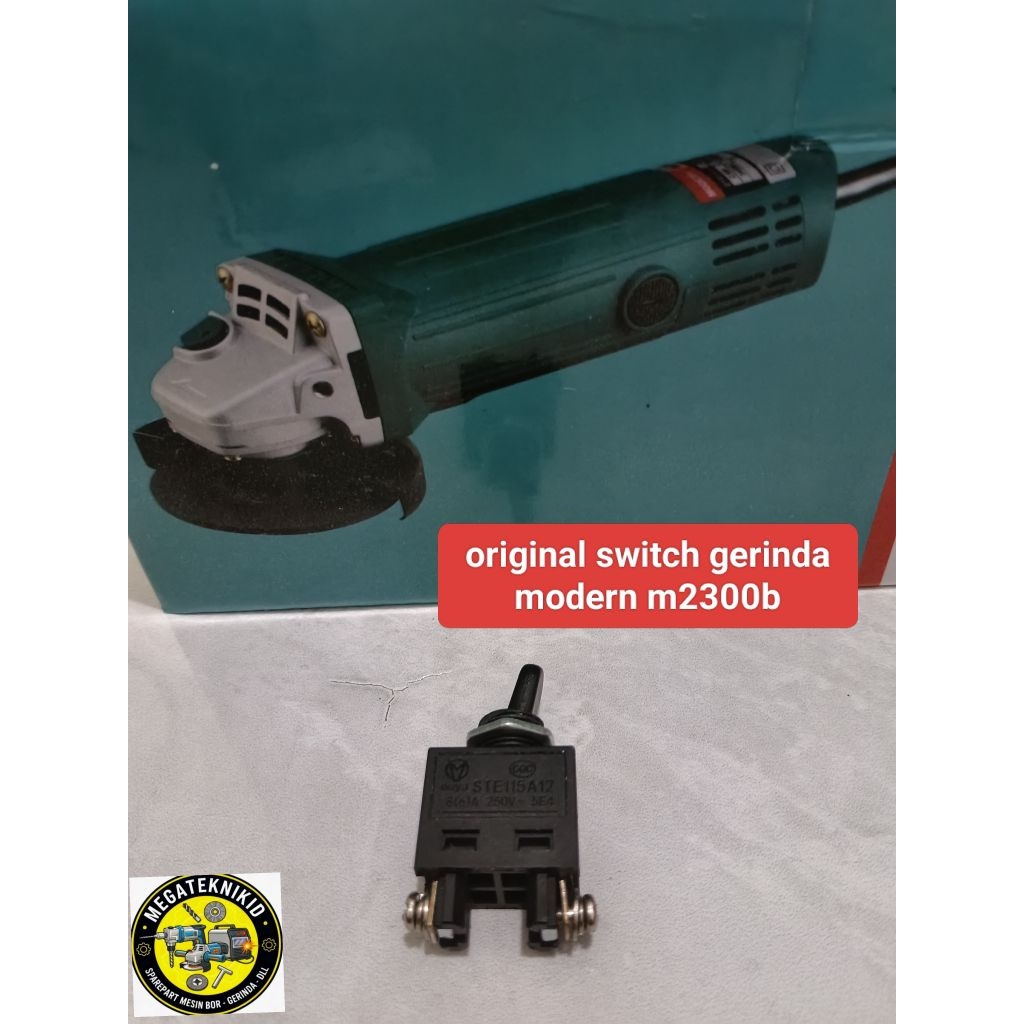 original switch mesin gerinda modern m2300b