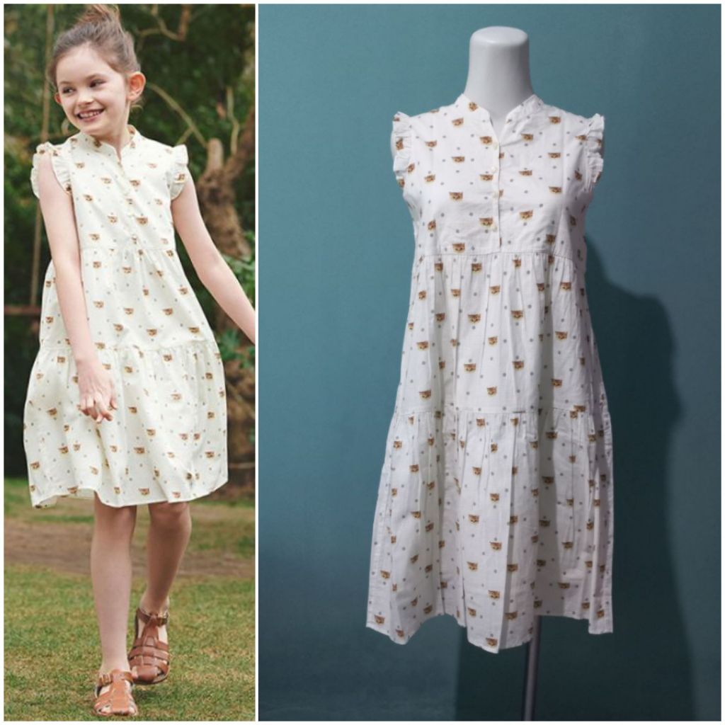 UNIQLO x PAUL & JOE Girls Tiered Dress