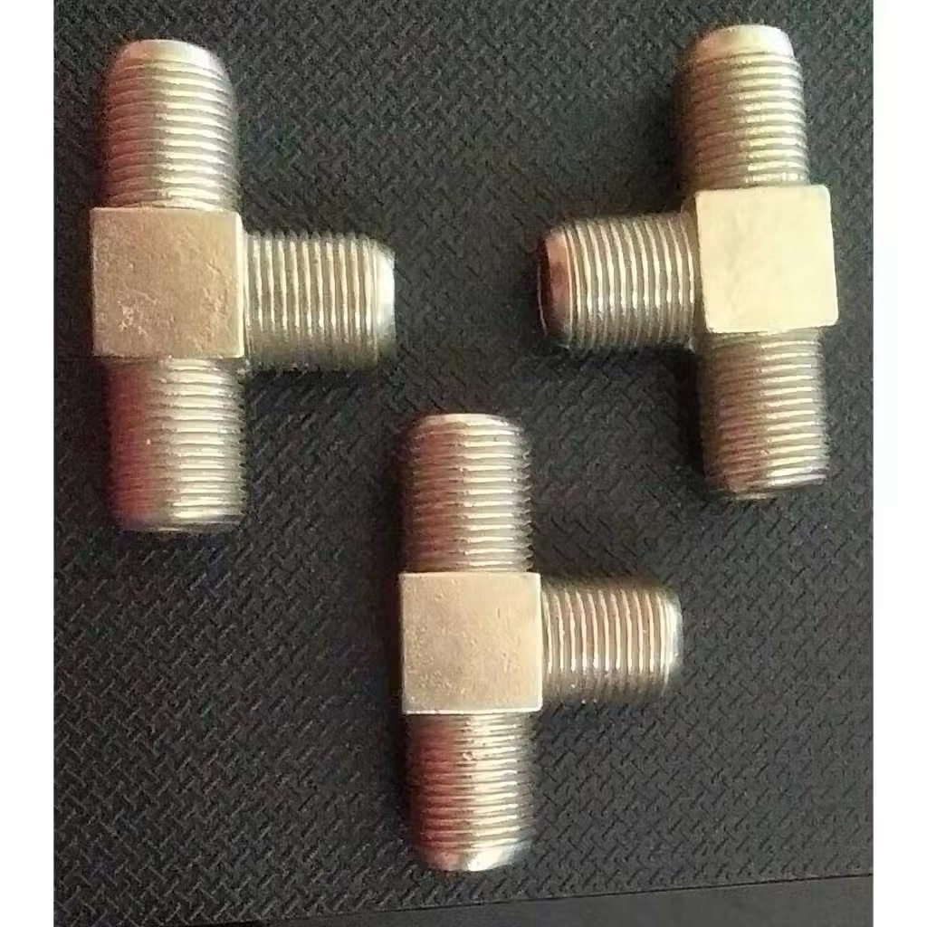 Connector T F Female (Konektor Cabang 3 Sambungan T Parabola Drat)