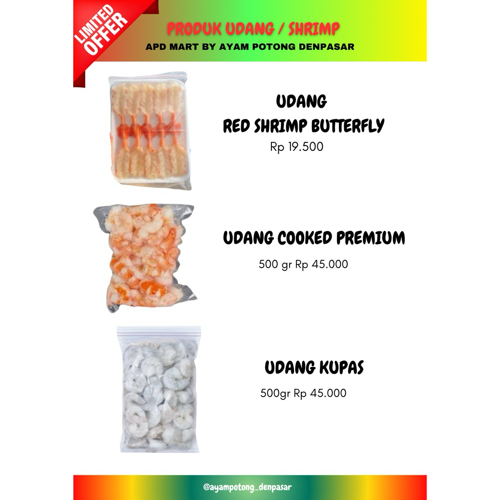 FROZEN UDANG KUPAS/ UDANG COOKED/ UDANG KUPAS/ RED SHRIMP/ UDANG VANAME