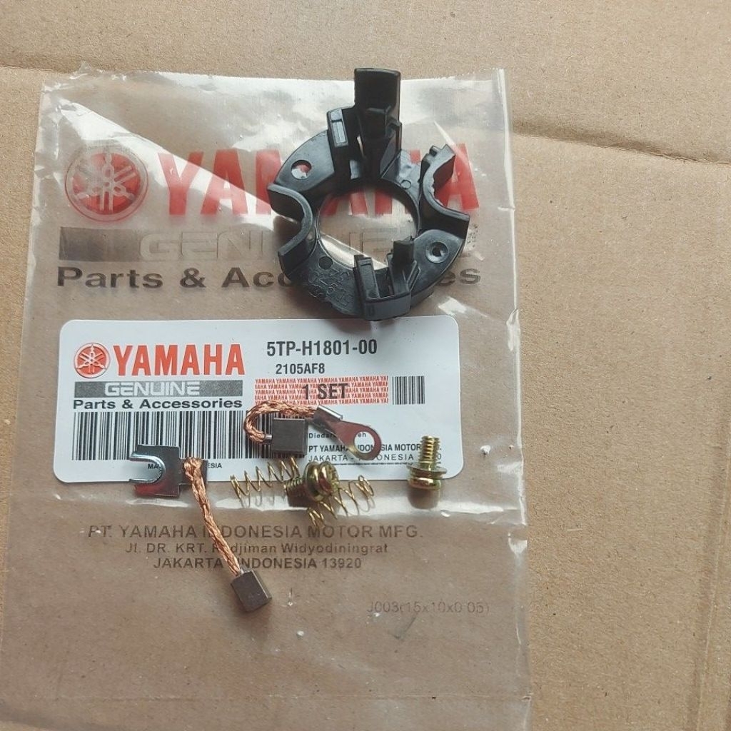 Dudukan Cool Stater+Cool Kul Arang Areng Dinamo Stater  Yamaha Mio J MioM3 Fino X-Ride Jupiter MX NM