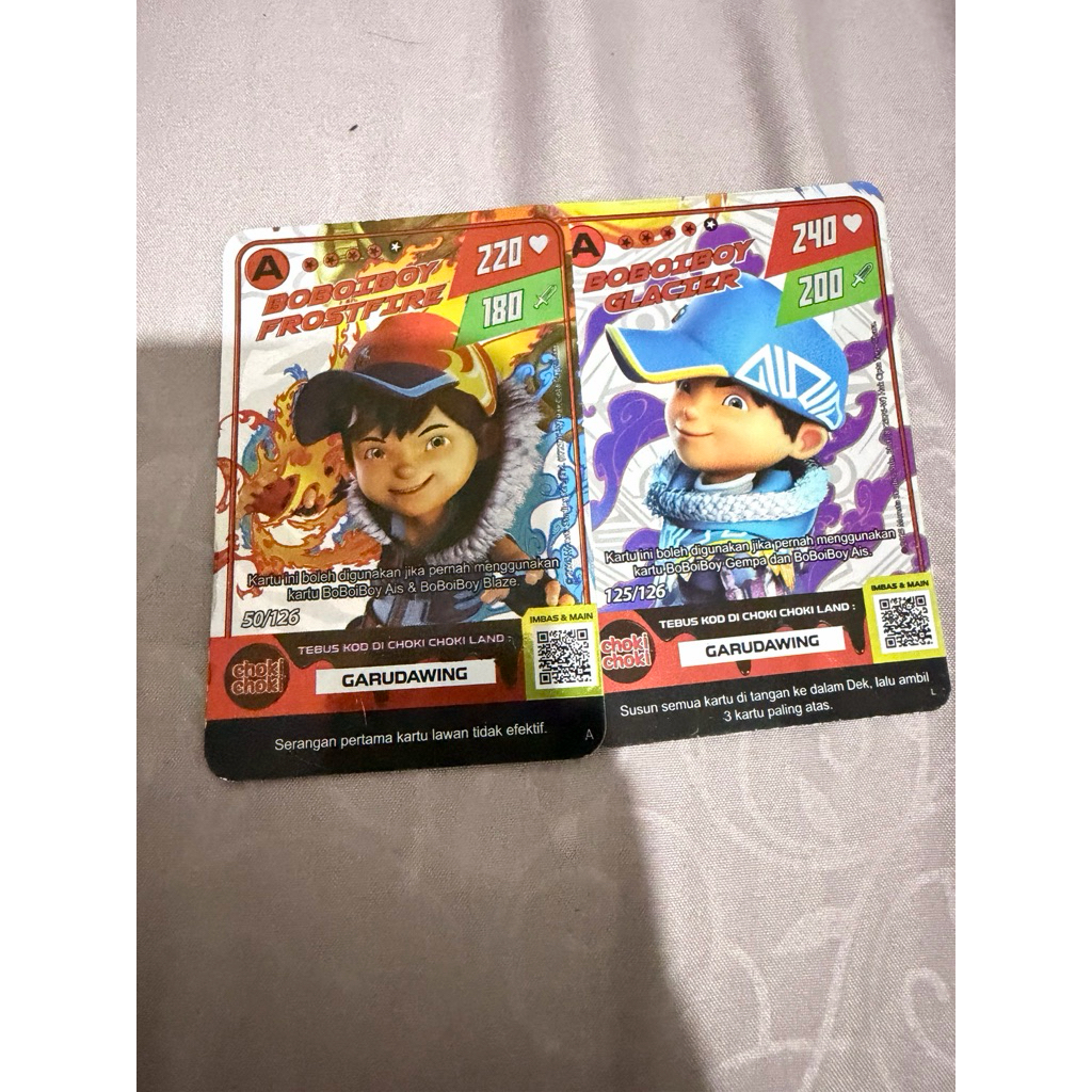 kartu boboiboy yang asli
