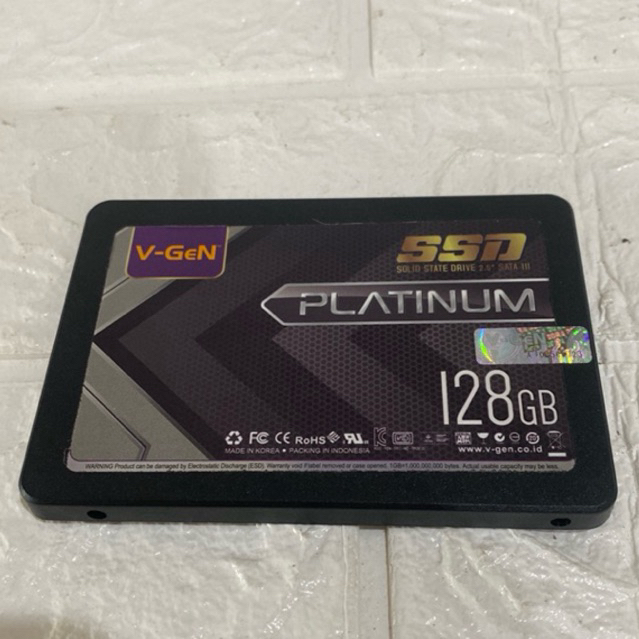 SSD 128gb Vgen platinium  2,5 Bekas