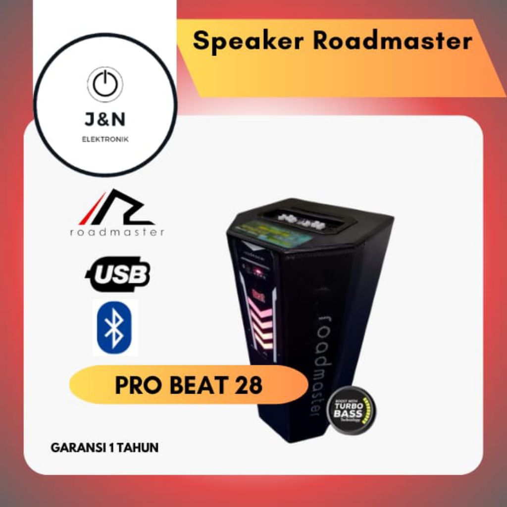 Speaker Roadmaster Pro beat 28 GARANSI RESMI