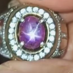 purpel star safir ceylon