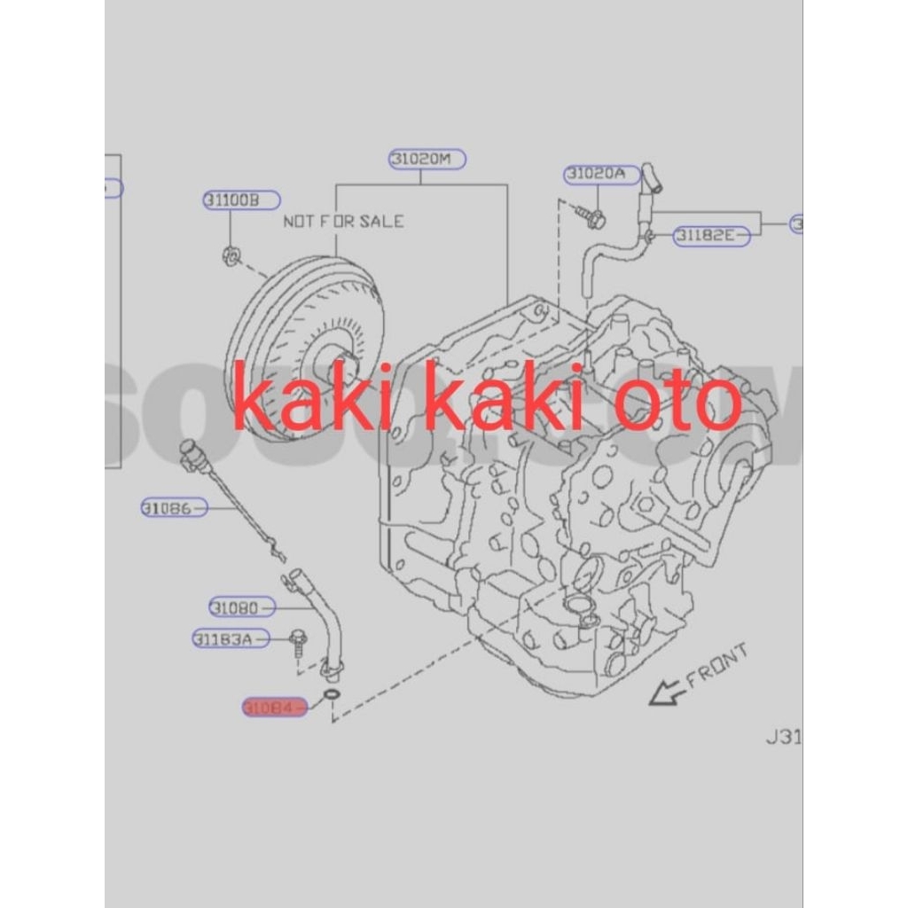 Seal oring dipstick seal oring colokan oli transmisi matic livina juke evalia