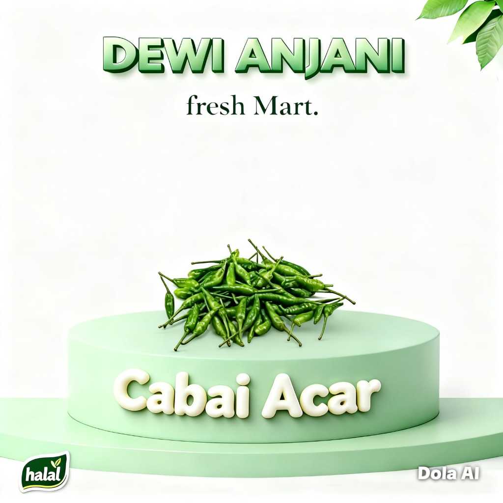 Cabe Hijau Acar 50gr & 100gr / CABE HIJAU KECIL