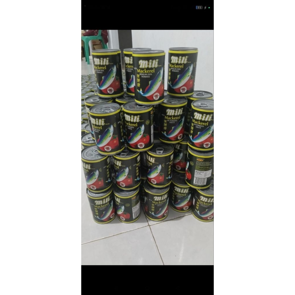 sarden Mili 425gr(Ikannya Besar&Panjang2)