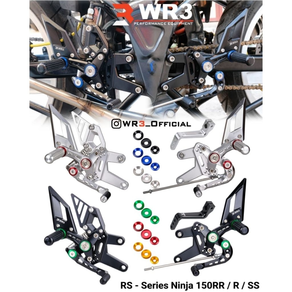 Step Underbone Footstep racing WR3 RS Series Ninja Ninja150 R RR SS