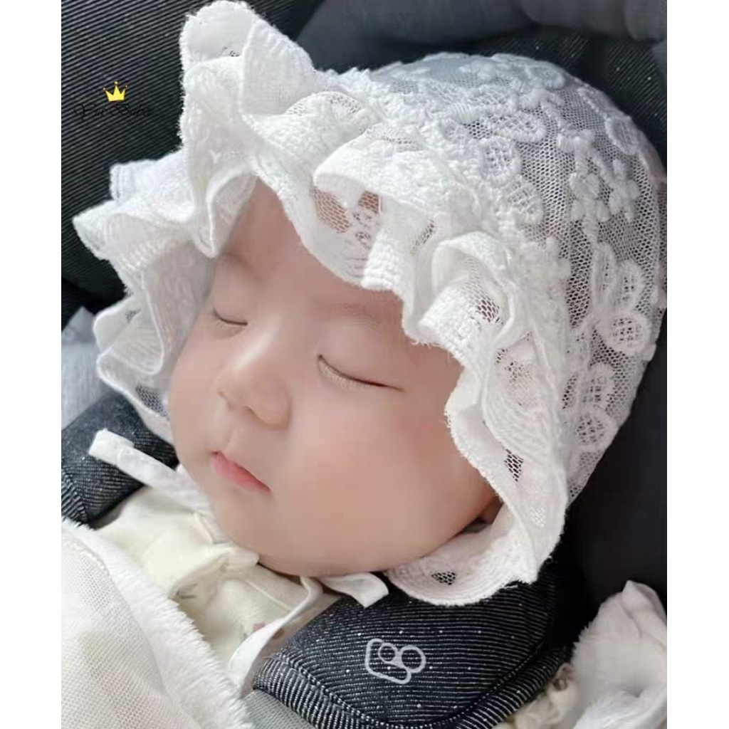 PRELOVED TOPI BAYI,BONET PUTIH,PRELOVED TOPI ANAK, PRELOVED TOPI BAYI DAN ANAK, PRELOVED TOPI ANAK M