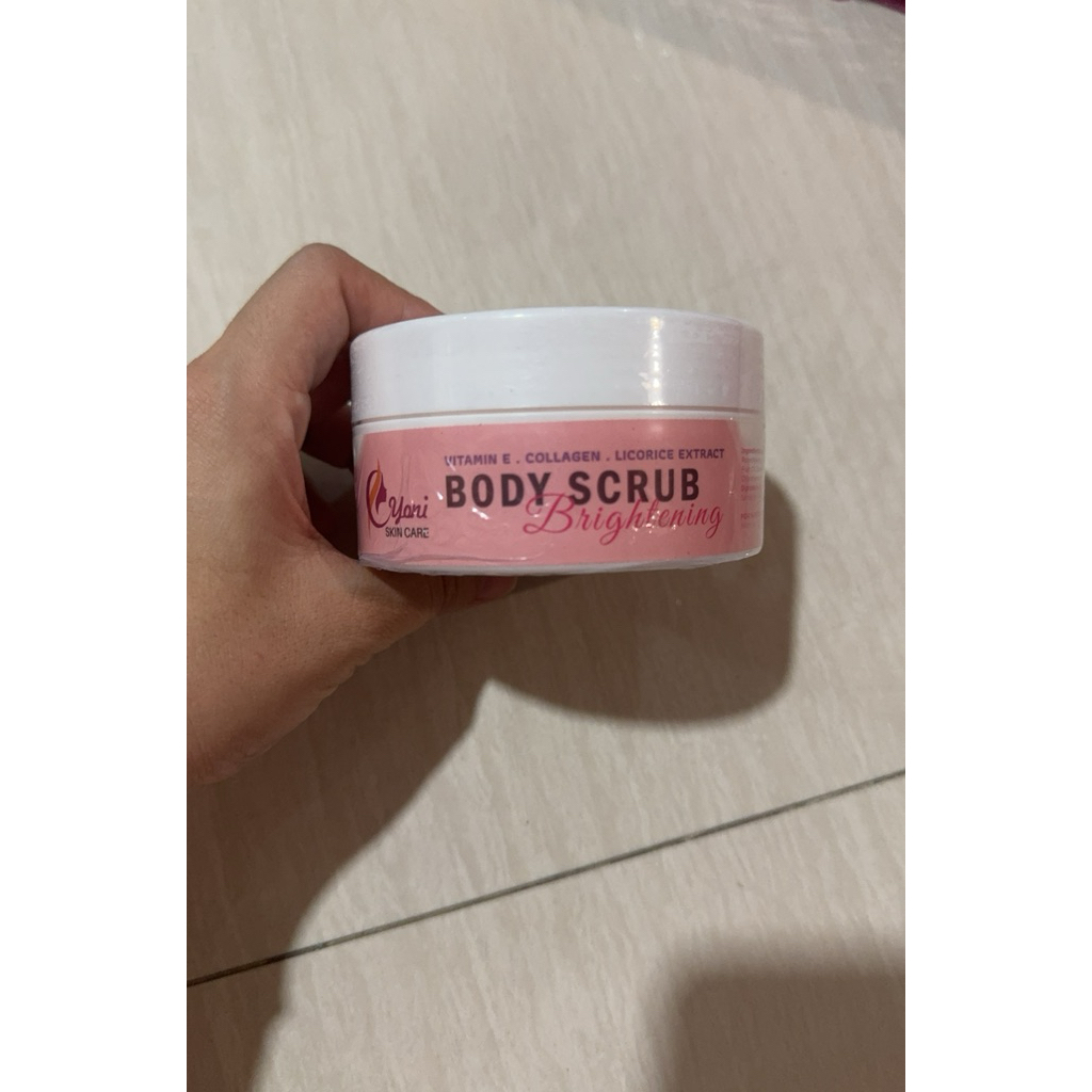 Yani Skincare - body scrub brightening 250gr