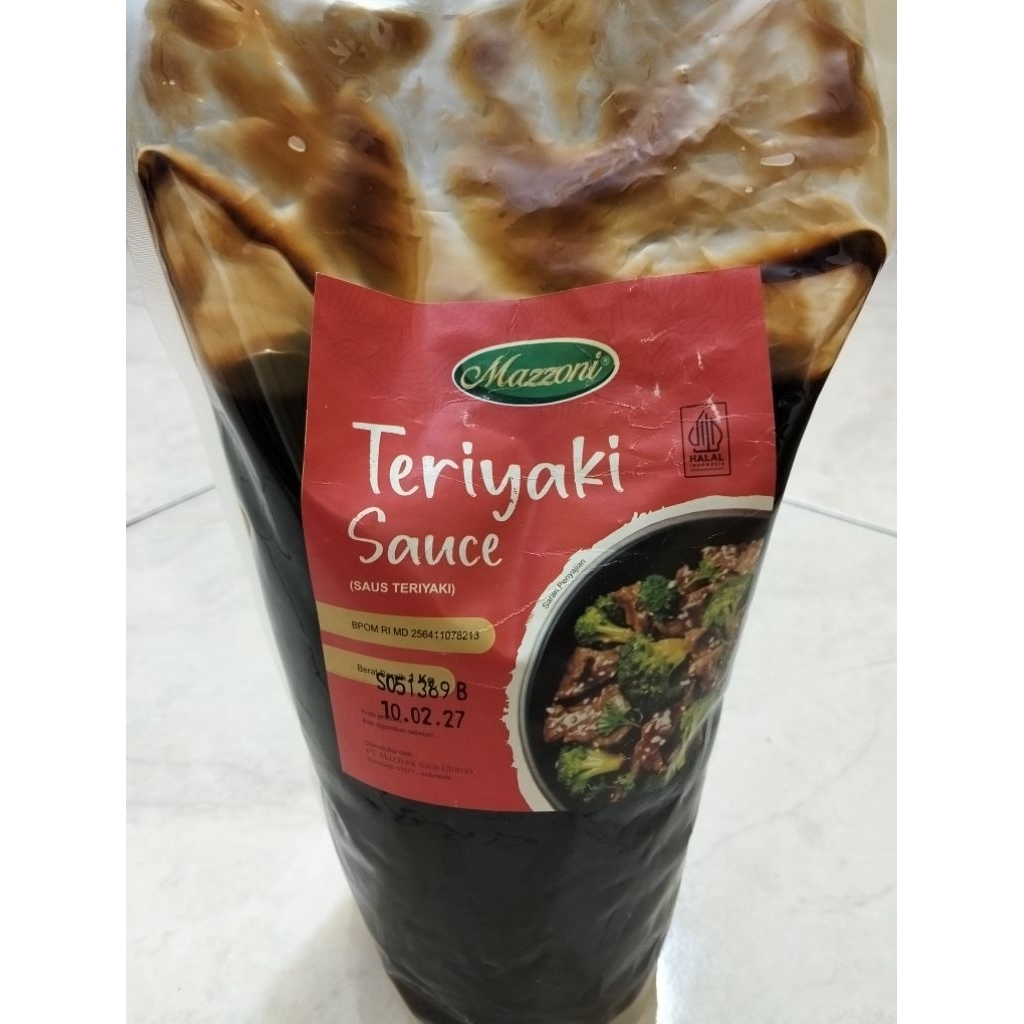 Mazzoni Saus Teriyaki 1 KG / Saus Teriyaki