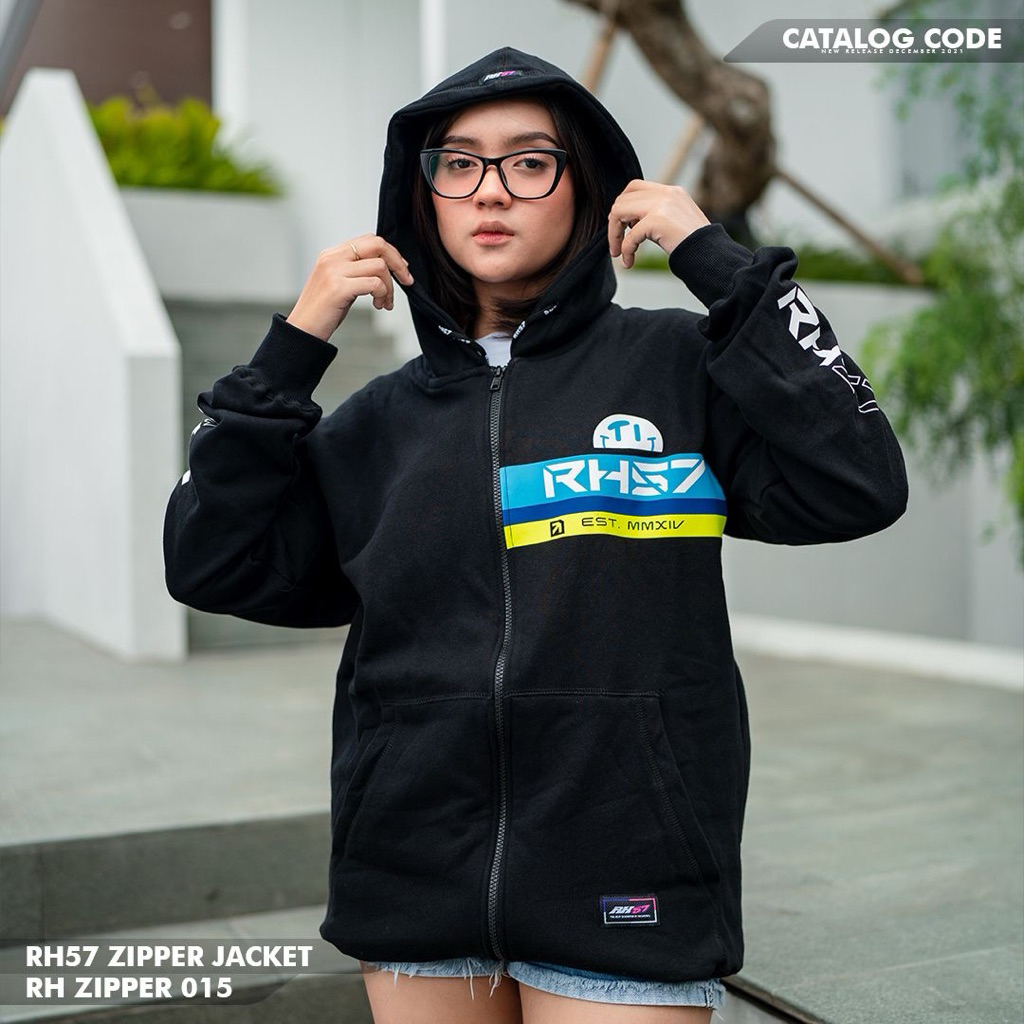 RH57JAKET  ZIPPER RH ZP 015 PRIA / WANITA