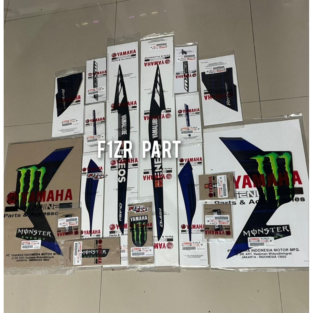 STRIPING GRAPHIC  MX KING MONSTER ENERGI 1SET 17pcs ORIGINAL YAMAHA