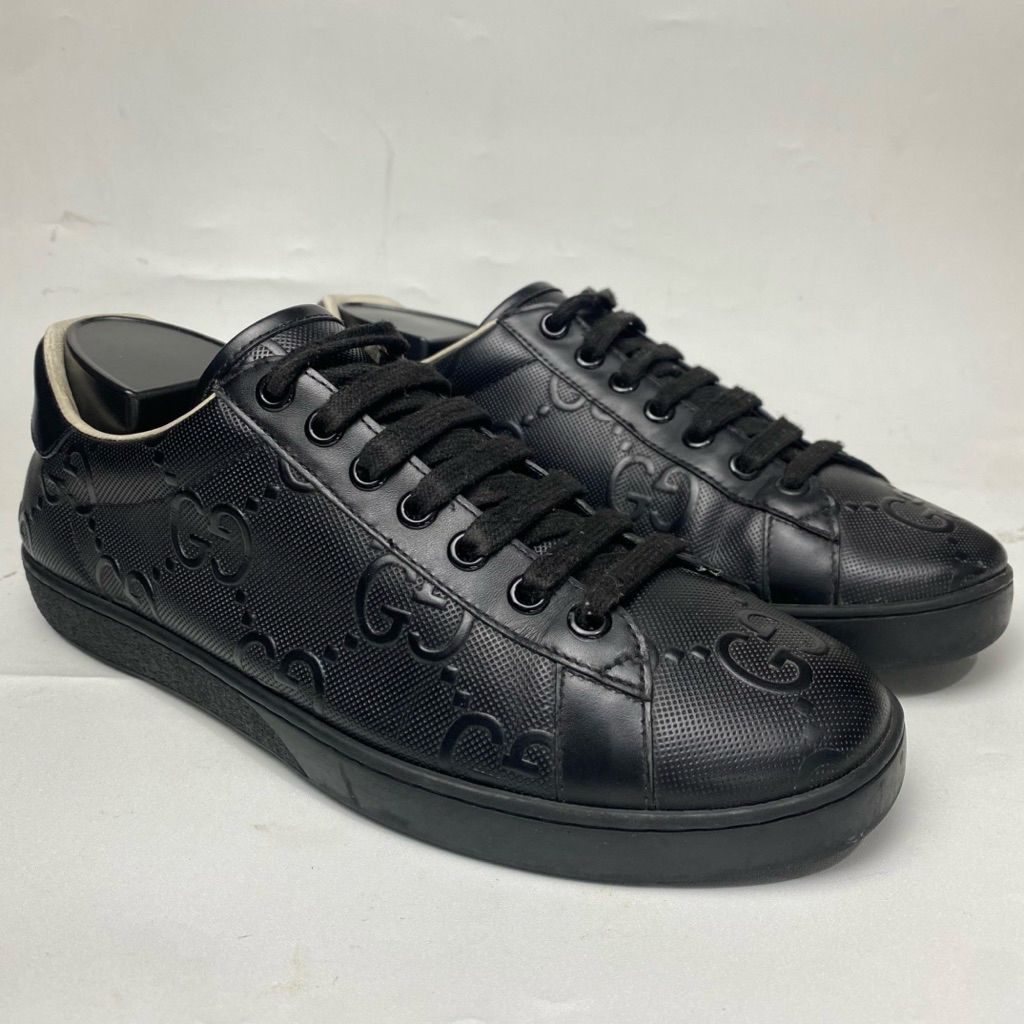 Sz 40 -Gucci Sepatu Sneaker Hitam