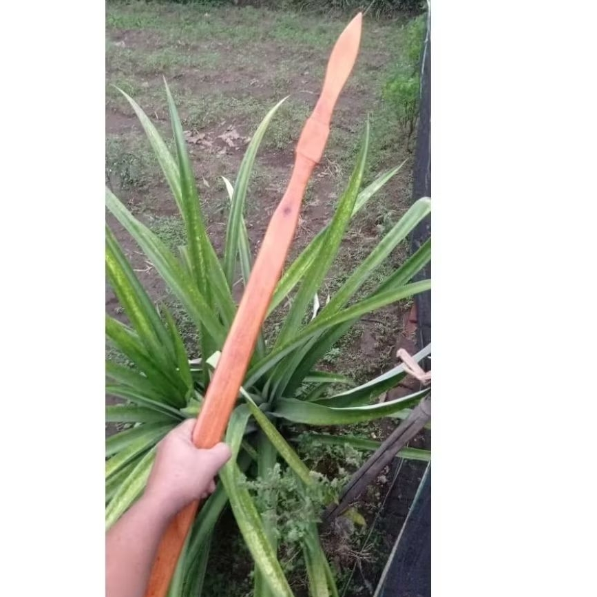 TOMBAK KYAI PLERET - TOMBAK KAYU - TOMBAK KAYU MAINAN - MAINAN TOMBAK KAYU - TOMBAK MAINAN ANAK KAYU