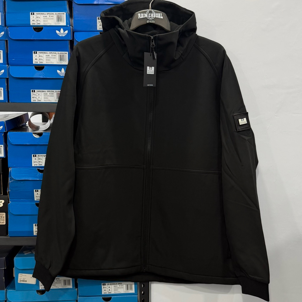 Weekend Offender Stipe Softshell Jacket Black