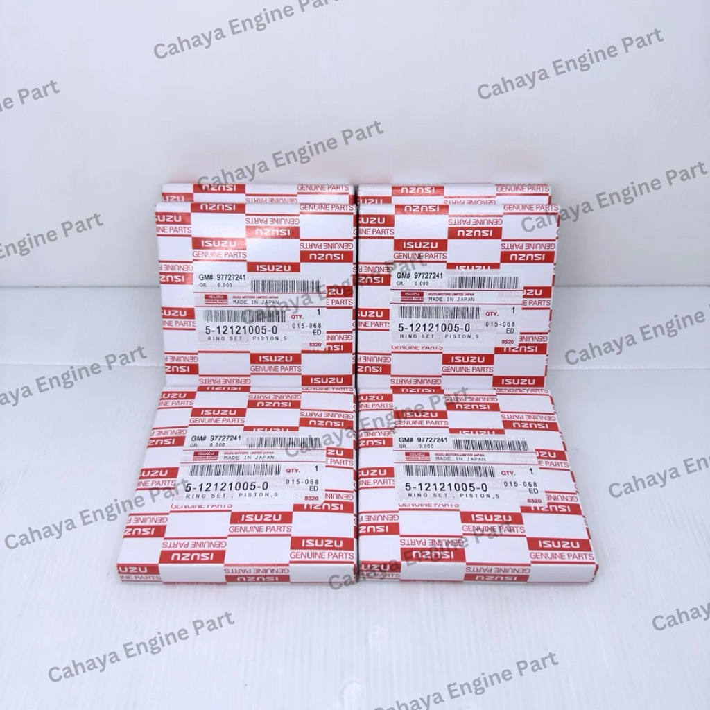RING PISTON/RING SEHER SET ISUZU GENUINE 4BD1 | 6BD1