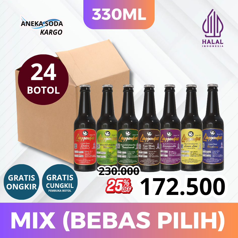 Limun Linggardjati 1 dus (24 botol)
