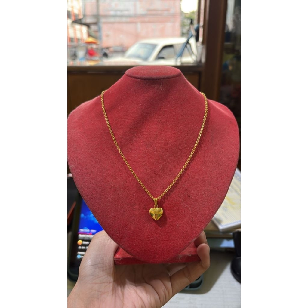 kalung set - emas 24k(LM)-emas 99,99- kalung daily - 6.5gr - yuk di