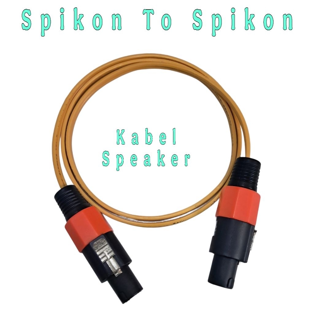 Kabel Audio Spikon To Spikon // Kabel Speaker Jack Spikon Ke Spikon
