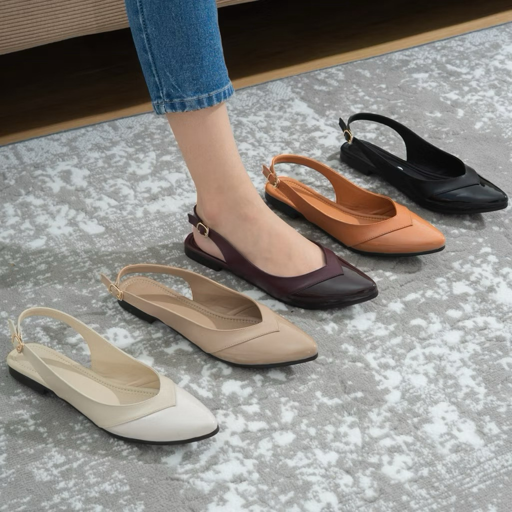 ALIVE - AR.18 - SEPATU SANDAL WANITA FLAT - SEPATU SANDAL SELOP