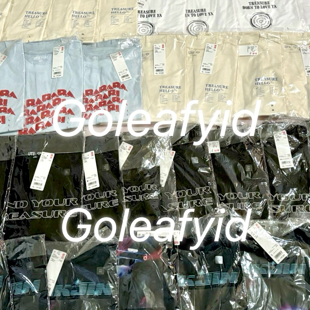 Ready stock Official Uniqlo x Treasure | Fcmm | Tshirt Japan Tour design by Jihoon