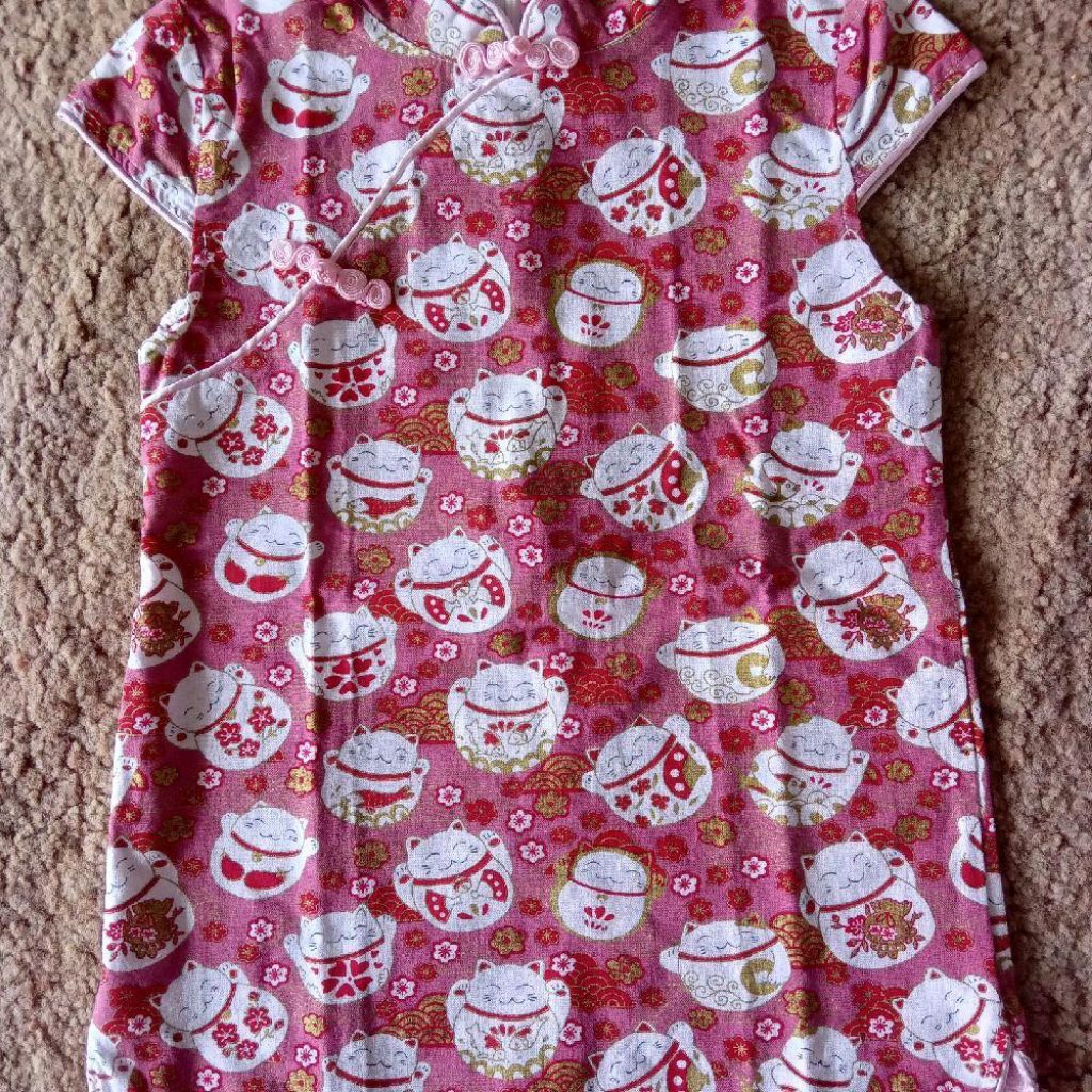 baju cheongsam anak perempuan import brand candy