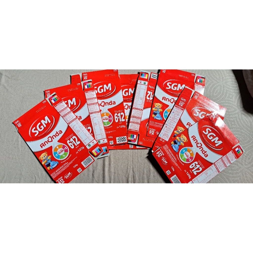 Kardus susu SGM 6-12